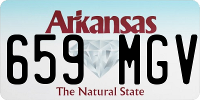 AR license plate 659MGV