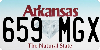 AR license plate 659MGX
