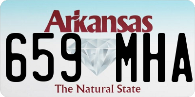 AR license plate 659MHA