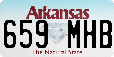 AR license plate 659MHB