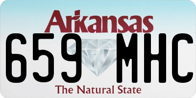 AR license plate 659MHC
