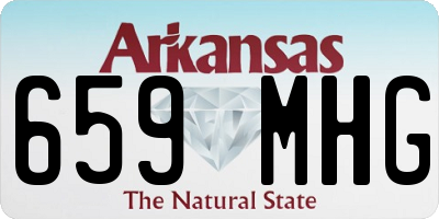 AR license plate 659MHG