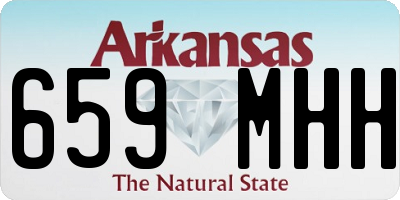 AR license plate 659MHH