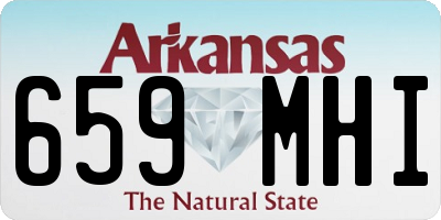 AR license plate 659MHI