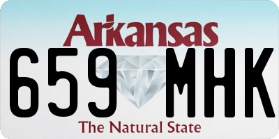 AR license plate 659MHK