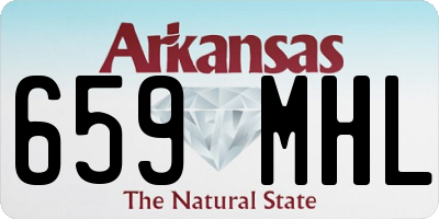 AR license plate 659MHL