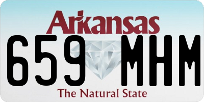 AR license plate 659MHM