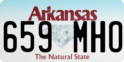 AR license plate 659MHO