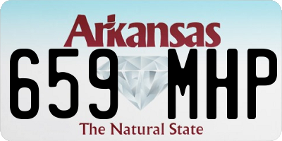 AR license plate 659MHP