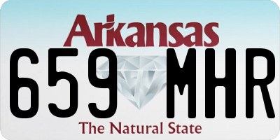 AR license plate 659MHR