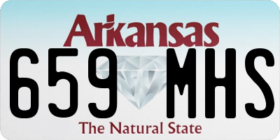 AR license plate 659MHS