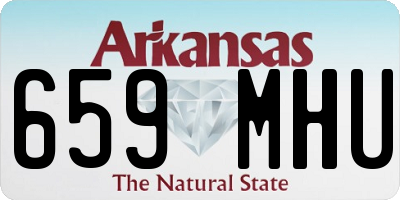 AR license plate 659MHU