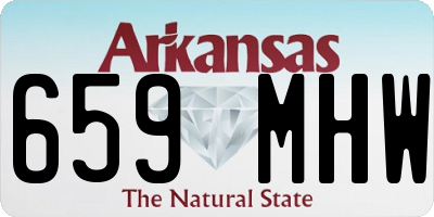 AR license plate 659MHW