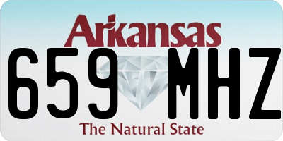 AR license plate 659MHZ