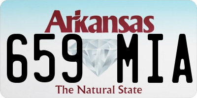 AR license plate 659MIA