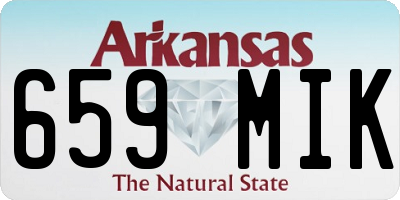 AR license plate 659MIK