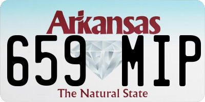 AR license plate 659MIP