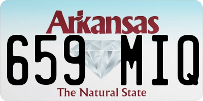 AR license plate 659MIQ