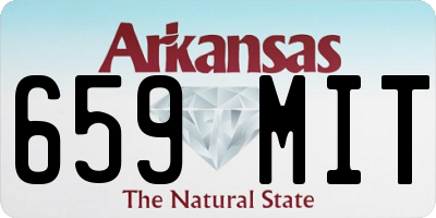 AR license plate 659MIT