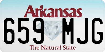 AR license plate 659MJG