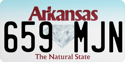 AR license plate 659MJN