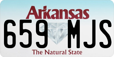 AR license plate 659MJS