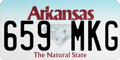 AR license plate 659MKG