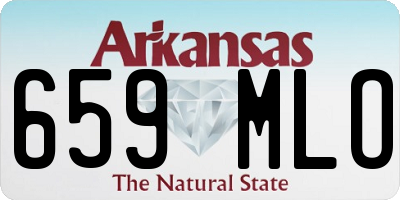 AR license plate 659MLO