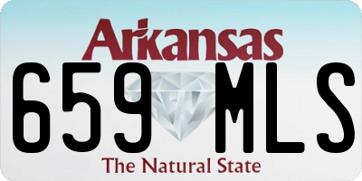 AR license plate 659MLS