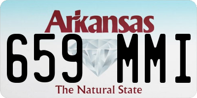 AR license plate 659MMI