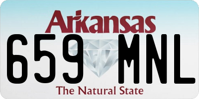 AR license plate 659MNL