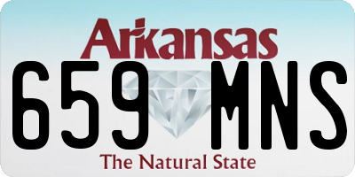 AR license plate 659MNS