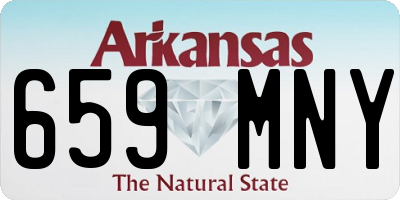AR license plate 659MNY
