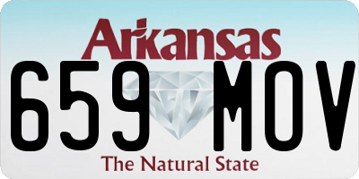 AR license plate 659MOV