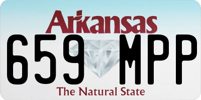 AR license plate 659MPP