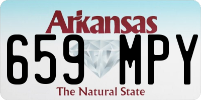 AR license plate 659MPY
