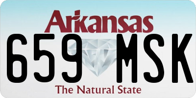 AR license plate 659MSK