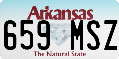 AR license plate 659MSZ