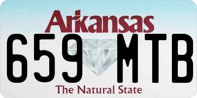 AR license plate 659MTB