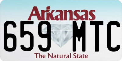 AR license plate 659MTC