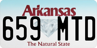 AR license plate 659MTD