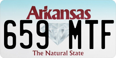 AR license plate 659MTF