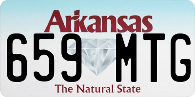 AR license plate 659MTG