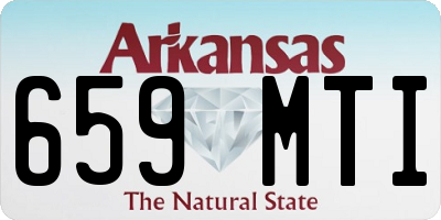 AR license plate 659MTI