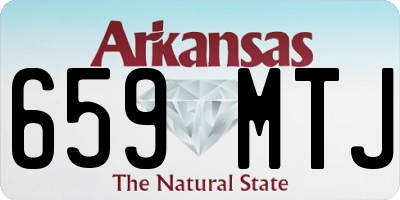AR license plate 659MTJ