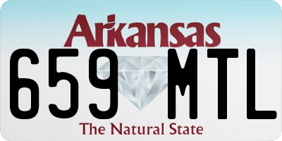 AR license plate 659MTL