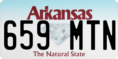 AR license plate 659MTN