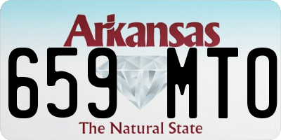 AR license plate 659MTO