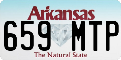 AR license plate 659MTP