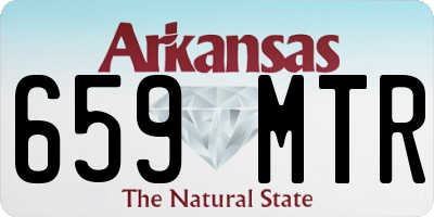 AR license plate 659MTR